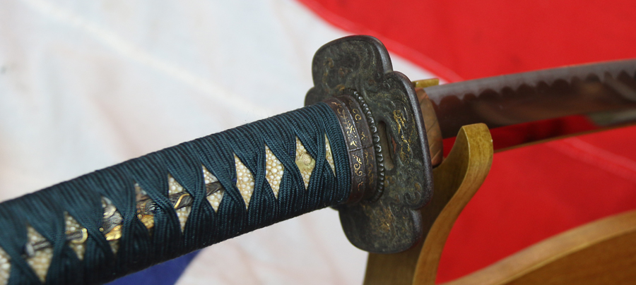 A Beautiful, Shinto Period, Handachi Mounted Samurai Katana. Fitted With All Original Edo Mounts. Showing Great Quality, Shibui {Quietly Reserved} And Without Undue Extravagance. An Impressive Sword With Incredible & Elegant Lines & Curvature