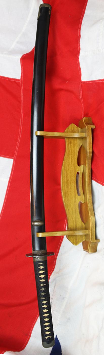 A Powerful Long & Formidable Samurai Antique Shinto Period Katana Signed Blade, of Shumada Kami Taira Yoshisuka, With an Incredible Yadome no Jutsu, Arrow Defensive Blocking Mark & Matsushiro Sinano School Koshirae