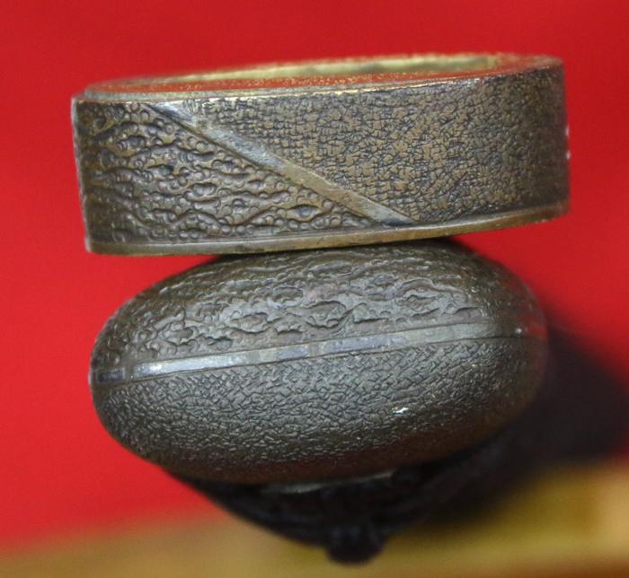 A Powerful Long & Formidable Samurai Antique Shinto Period Katana Signed Blade, of Shumada Kami Taira Yoshisuka, With an Incredible Yadome no Jutsu, Arrow Defensive Blocking Mark & Matsushiro Sinano School Koshirae