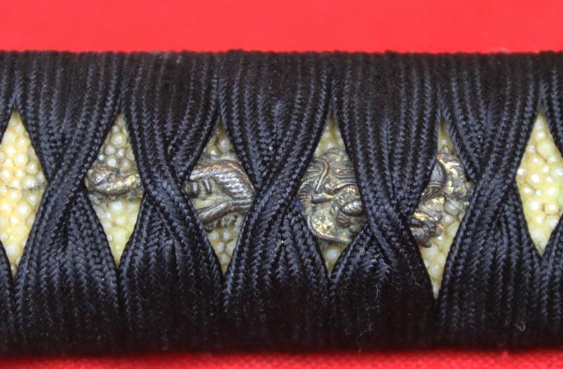 A Powerful Long & Formidable Samurai Antique Shinto Period Katana Signed Blade, of Shumada Kami Taira Yoshisuka, With an Incredible Yadome no Jutsu, Arrow Defensive Blocking Mark & Matsushiro Sinano School Koshirae