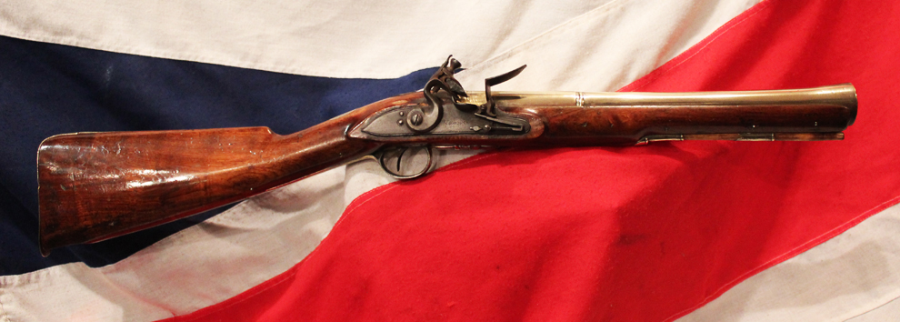 Fine, Incredibly Beautiful Presentation, King George IIIrd Brass Barrel Blunderbuss. Presented to John Holmes, of HMS Thunderer 'As A Token Of Regard' in London 1800. Potentially, It May Have Seen Service At the Battle of Trafalgar. By Thomas, of London