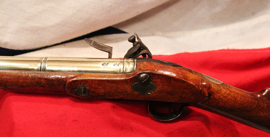Fine, Incredibly Beautiful Presentation, King George IIIrd Brass Barrel Blunderbuss. Presented to John Holmes, of HMS Thunderer 'As A Token Of Regard' in London 1800. Potentially, It May Have Seen Service At the Battle of Trafalgar. By Thomas, of London