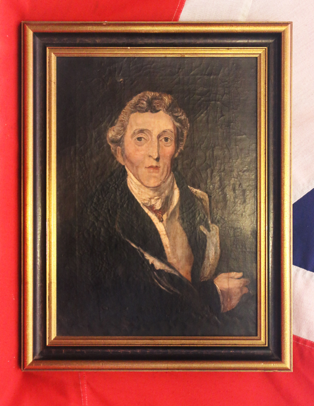 19th Century Oil Portrait of Arthur Wellesley, 1st Duke Of Wellington, The Iron Duke, The Victor Of Napoleon’s Waterloo in 1815, With Marshal Blucher.