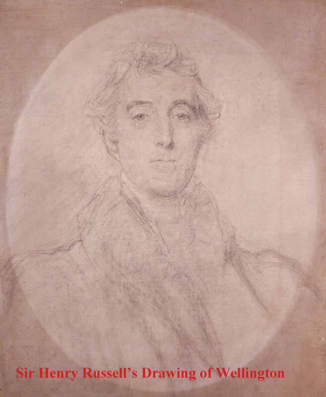 19th Century Oil Portrait of Arthur Wellesley, 1st Duke Of Wellington, The Iron Duke, The Victor Of Napoleon’s Waterloo in 1815, With Marshal Blucher.