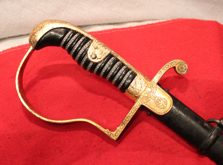 A German Army Third Reich Period, Officers Sword By Eikhorn of Solingen