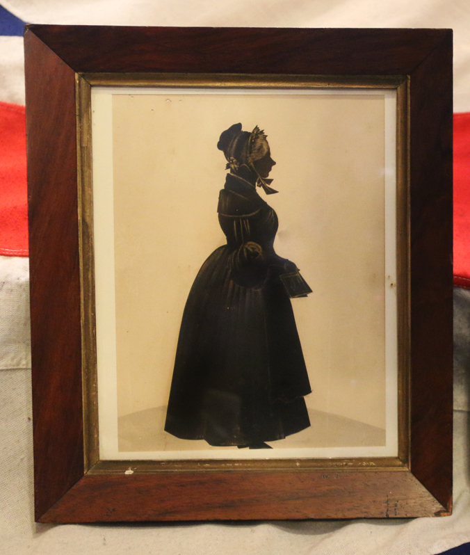 Another Fabulous Christmas Gift Idea. A Superb Pair of Regency Silhouette Portraits of a Scottish Lady and Gentleman, Possibly by George Atkins