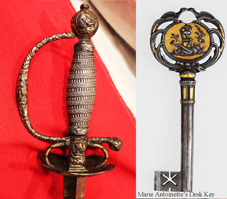 A Wonderful 18th Century French Small-Sword of Parcel Gilt and Blued Steel A Simply Stunning Museum Grade Piece
