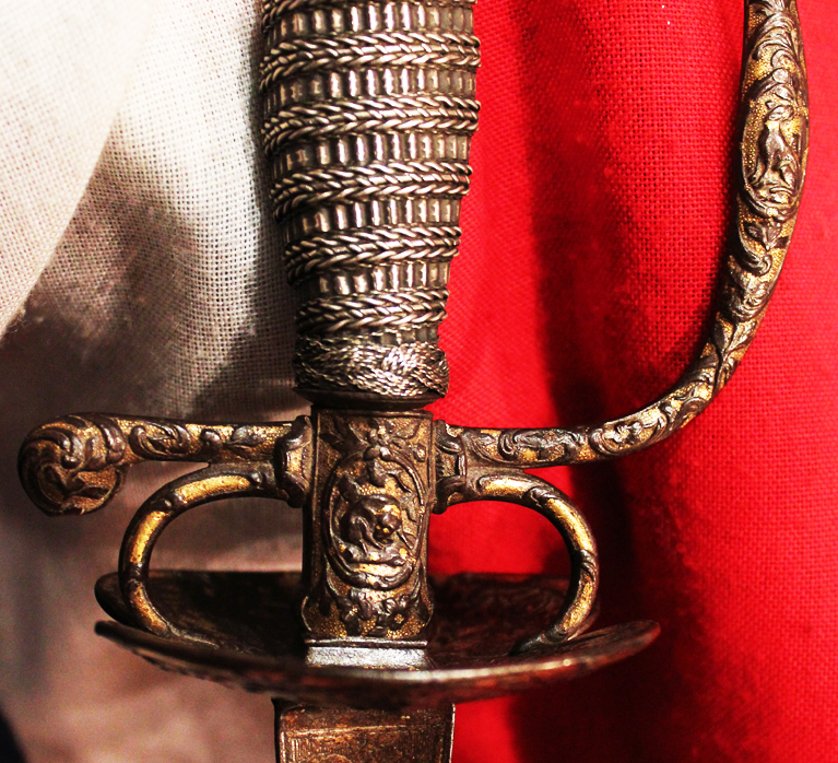 A Wonderful 18th Century French Small-Sword of Parcel Gilt and Blued Steel A Simply Stunning Museum Grade Piece