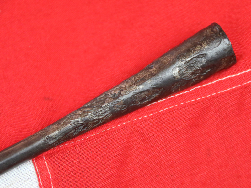 A Superb, Original, Long Viking Spear Head 1000 to 1100 Years Old, In Superb Excavated Condition. A True Museum Piece