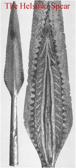 A Superb, Original, Long Viking Spear Head 1000 to 1100 Years Old, In Superb Excavated Condition. A True Museum Piece