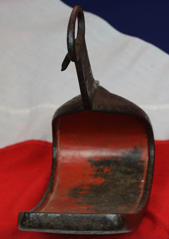 A Very Attractive, Edo Era 17th to 18th Century Samurai's Tetsu Abumi Stirrup,