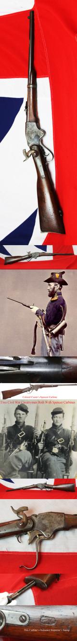 A Superb Spencer Carbine, The Best Carbine Rifle of the American Civil War, & The Wild West. One of The 500 Guns Of The ‘Colorado Shipment’ & Used In The ‘Post Colorado War’ Indian Wars, Between the Southern Cheyenne, Arapaho, & Brulé and Oglala Sioux