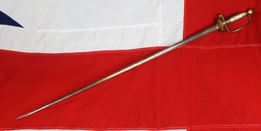 A Wonderful Museum Grade, Rare 18th Century French Small-Sword of Parcel Gilt, Silver & Steel. As Fine As Anything Comparable in the Royal Collection, or Les Invalides Army Museum in Paris.