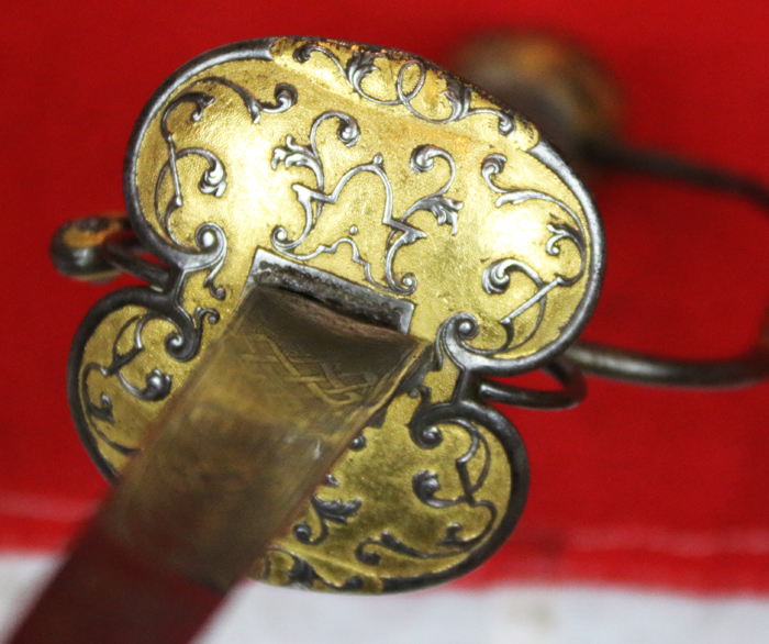 A Wonderful Museum Grade, Rare 18th Century French Small-Sword of Parcel Gilt, Silver & Steel. As Fine As Anything Comparable in the Royal Collection, or Les Invalides Army Museum in Paris.