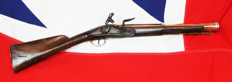A Fabulous, Incredibly Impressive, Historical & Very Rare Large 1754 American Anglo-French-Indian War & Revolutionary War of 1776 Period Flintlock Sea Service Bronze Cannon Barrel Blunderbuss. A Stunning Work Of Art As Much As A Huge Sea Service Flintlock
