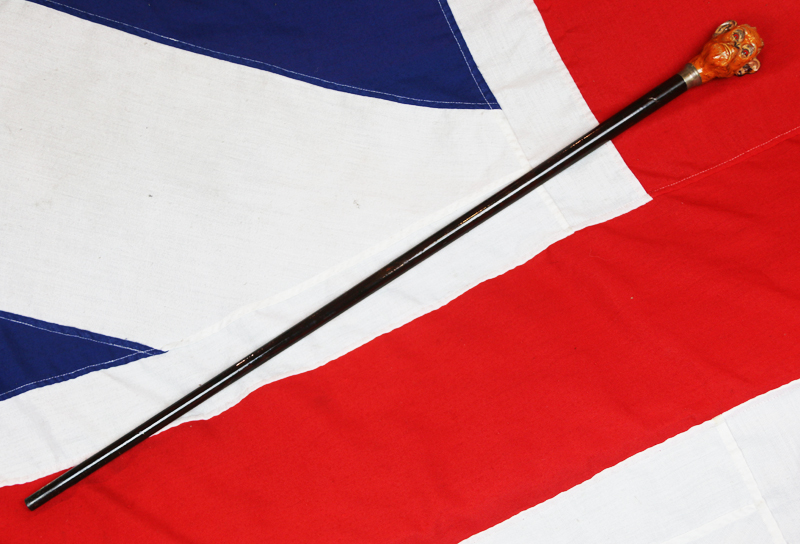 A Wonderful Victorian Dandy Cane, With the Head of an Expressive Monkey