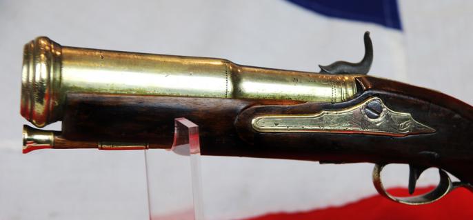 A Simply Fabulous & Incredibly Rare 18th Century Hand Held, Military Grenade & Mortar Launcher 'Cohorn' Pistol, A Huge Cannon Barrelled Blunderbuss