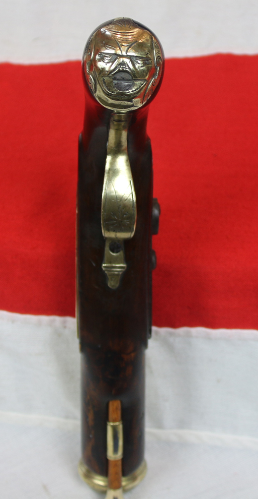 A Simply Fabulous & Incredibly Rare 18th Century Hand Held, Military Grenade & Mortar Launcher 'Cohorn' Pistol, A Huge Cannon Barrelled Blunderbuss