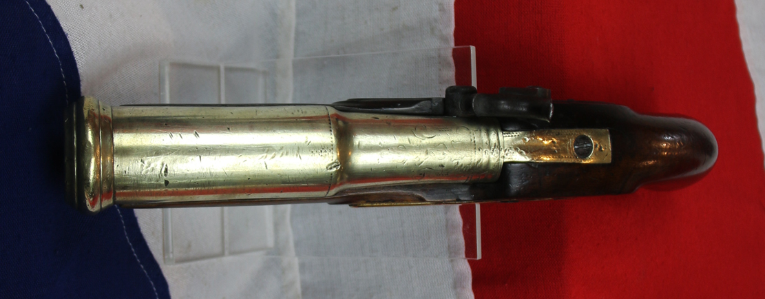 A Simply Fabulous & Incredibly Rare 18th Century Hand Held, Military Grenade & Mortar Launcher 'Cohorn' Pistol, A Huge Cannon Barrelled Blunderbuss