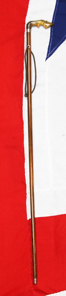 A Most Elegant Equestrian Walking Stick Cum Dandy Cane