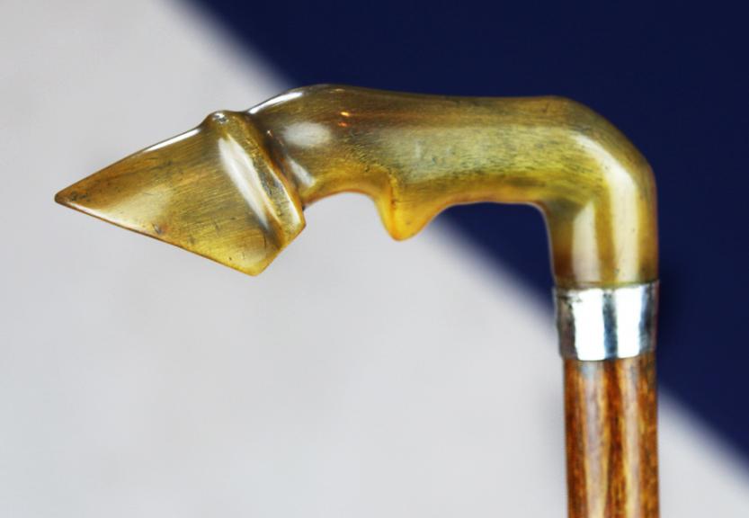 A Most Elegant Equestrian Walking Stick Cum Dandy Cane