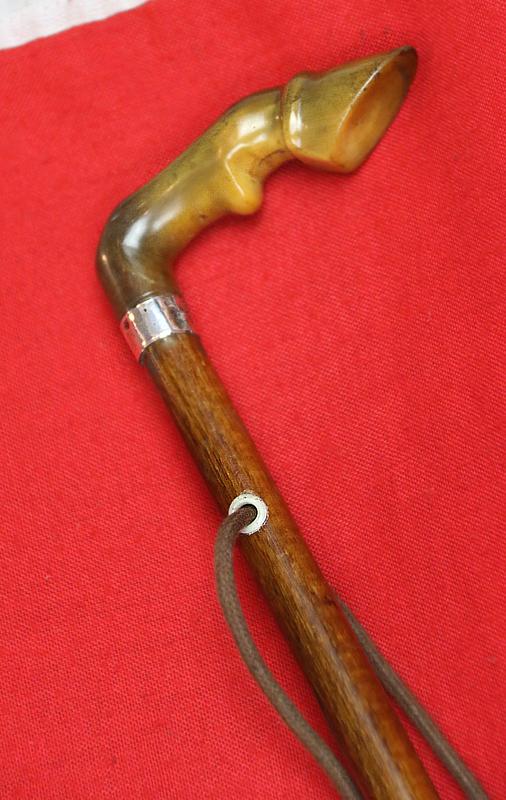 A Most Elegant Equestrian Walking Stick Cum Dandy Cane