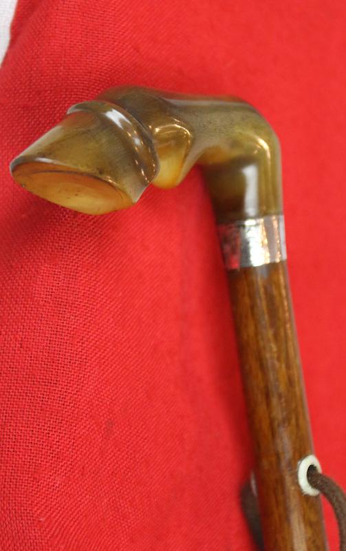 A Most Elegant Equestrian Walking Stick Cum Dandy Cane