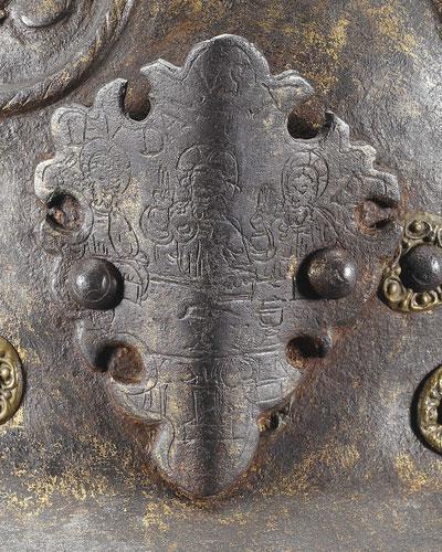 A Former Helmet Created From a Helmet in the Royal Collection. A Victorian, Italian Morion Helmet, Probably From Milan, Circa 1544. Likely Created by Instruction From The Curators Of the Royal Collection In Around 1873