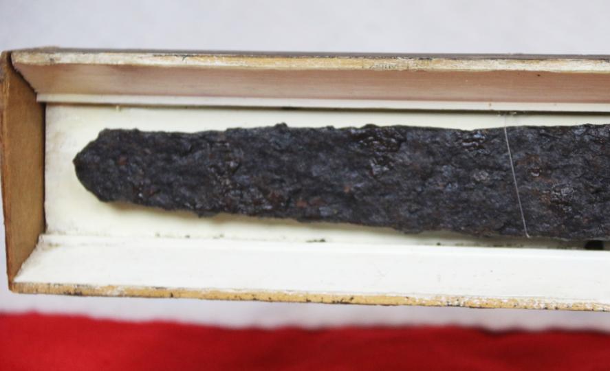 Incredibly Rare British Celtic Iron Age Sword Circa Ist Cent. BC. Made Around a Century Before the Roman Conquest, by Claudius. Amazingly Its Very Type Was Noted in Caeser's Writings During His Time In Britannia. A Durotriges Celts Sword. Discovered 1857