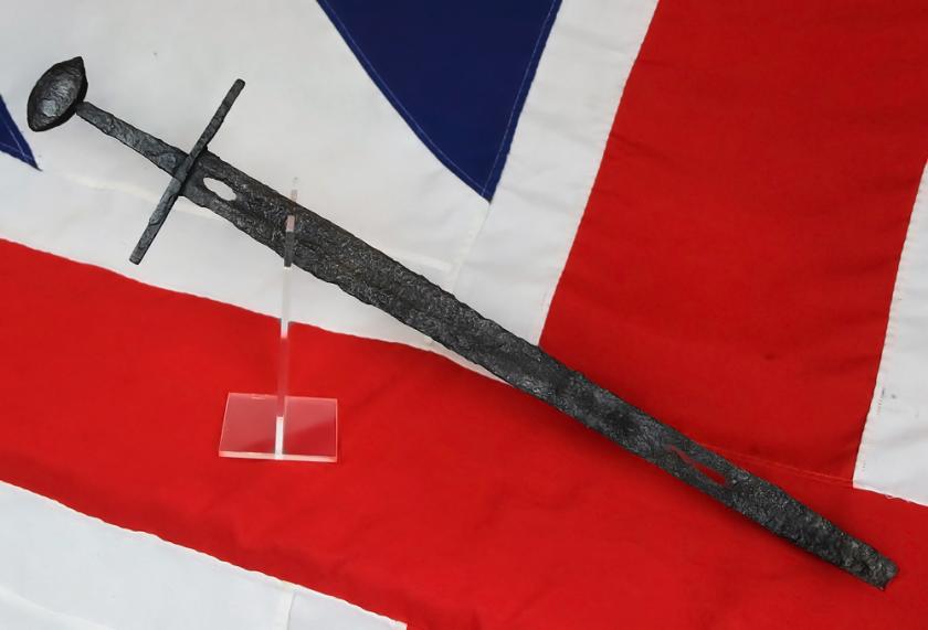 An Original 900 Year Old Templar Crusader Knights era ‘Sword of War’. A Broadsword With Brazil Nut Pommel. From the Period Immediately Following the Norman Conquest & As Used By the Templar Knights To Reclaim The Holy Land.