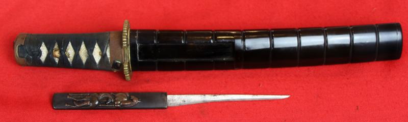 A Marvelous Museum Quality Samurai Tanto, 15th Century, Signed Sukesada, A Famous Line of Exemplary Master Swordsmiths That Continued From the 1400’s To The End of The Tokugawa Shogunate. This Wonderful Tanto is Around 600 Years Old