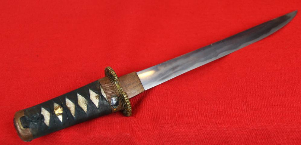 A Marvelous Museum Quality Samurai Tanto, 15th Century, Signed Sukesada, A Famous Line of Exemplary Master Swordsmiths That Continued From the 1400’s To The End of The Tokugawa Shogunate. This Wonderful Tanto is Around 600 Years Old