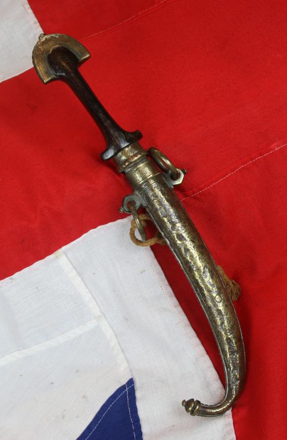 A Good 19th Century, Heavy Grade, Antique 'Berber's' Jambiya or Koummya