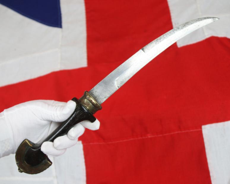 A Good 19th Century, Heavy Grade, Antique 'Berber's' Jambiya or Koummya