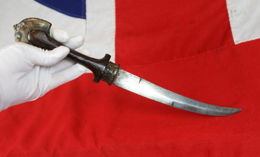 A Good 19th Century, Heavy Grade, Antique 'Berber's' Jambiya or Koummya