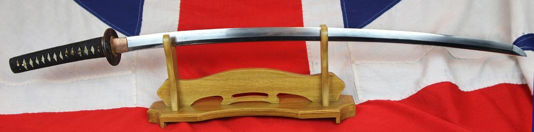 A Very Fine & Long 15th Century Katana, Around 600 Years Old, From An Historically Significant Great Samurai Clan, The Nabeshima Descendents of the Fujiwara, With Traditional Stone Polished Blade