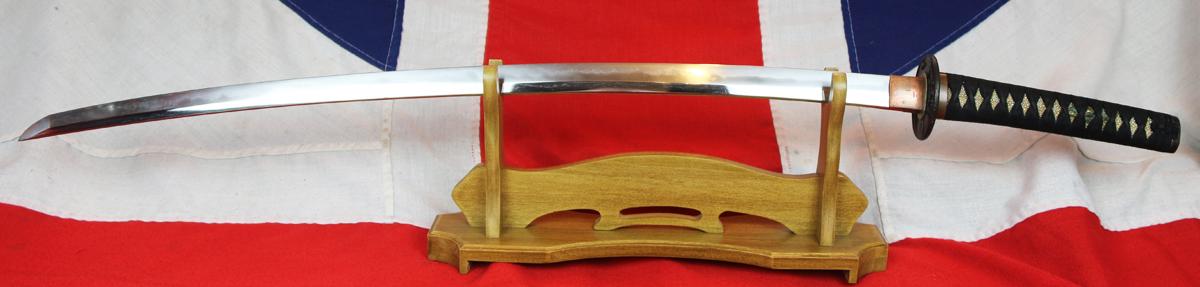 A Very Fine & Long 15th Century Katana, Around 600 Years Old, From An Historically Significant Great Samurai Clan, The Nabeshima Descendents of the Fujiwara, With Traditional Stone Polished Blade