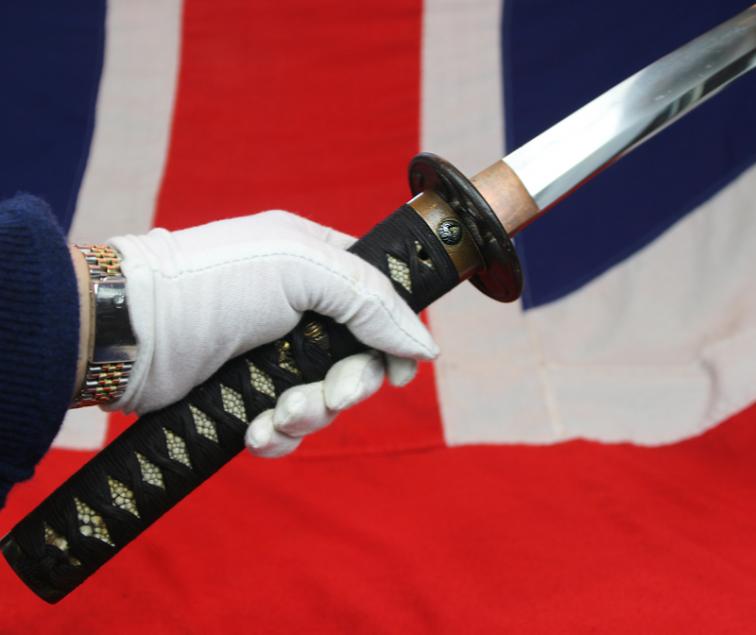 A Very Fine & Long 15th Century Katana, Around 600 Years Old, From An Historically Significant Great Samurai Clan, The Nabeshima Descendents of the Fujiwara, With Traditional Stone Polished Blade