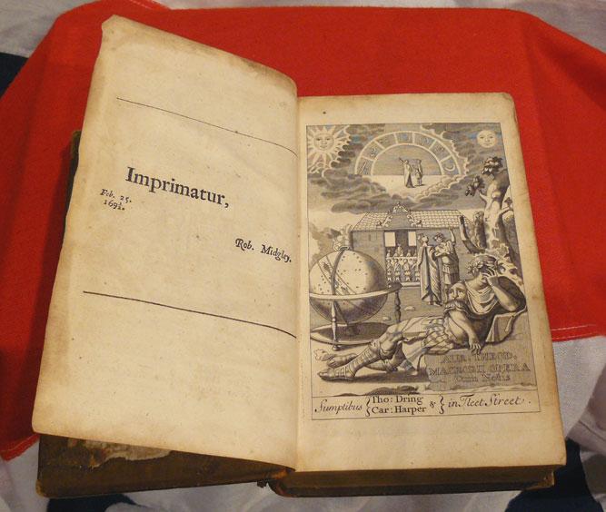 Imperial Roman 400 ad. Aur.Theodosii Macrobii, v. cl. & Inlustris, Opera Published London 1694. Macrobius Is Historically Important Because He Rescued Opinions And Passages From Works That Have Been Long Lost
