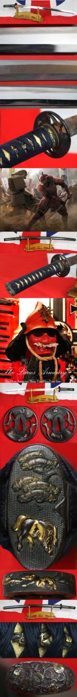 An Absolute Beauty of a Fine, Koto Period Katana, Signed Bishu Osafune Kiyomitsu & Dated 1573