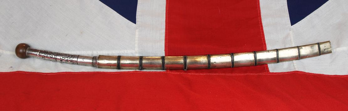 A Rare & Beautiful Antique Burmese High Status Noble’s Silver Sword, With Silver Inlaid Blade