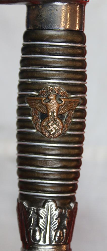 An Exceptional Condition, German, 1936 Regulation Pattern Polizei /SS {Schutzstaffel} Degan By Clemen & Jung,