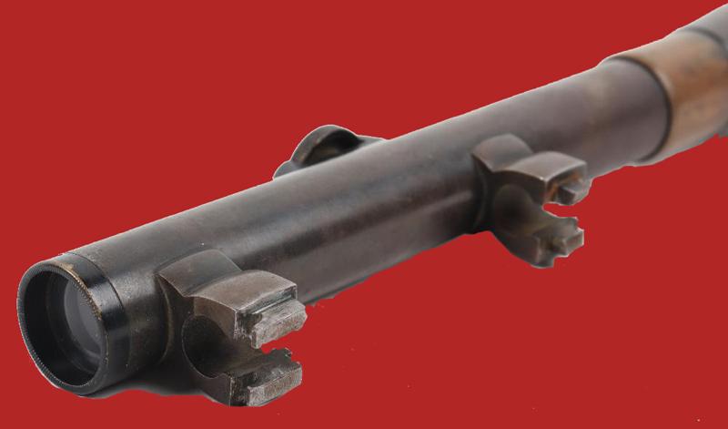 A Rare and Very Fine WW1 German Sniper's Scharfschutzengewehr Optical Scope. Some Of The Best & Most Desirable Sniper Scopes Are 20th Century Fine German Examples Such As This