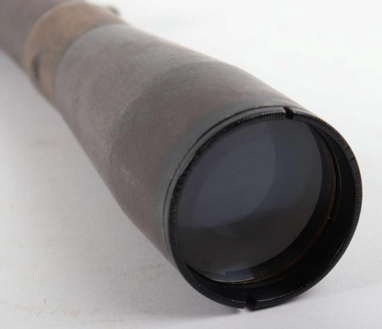 A Rare and Very Fine WW1 German Sniper's Scharfschutzengewehr Optical Scope. Some Of The Best & Most Desirable Sniper Scopes Are 20th Century Fine German Examples Such As This