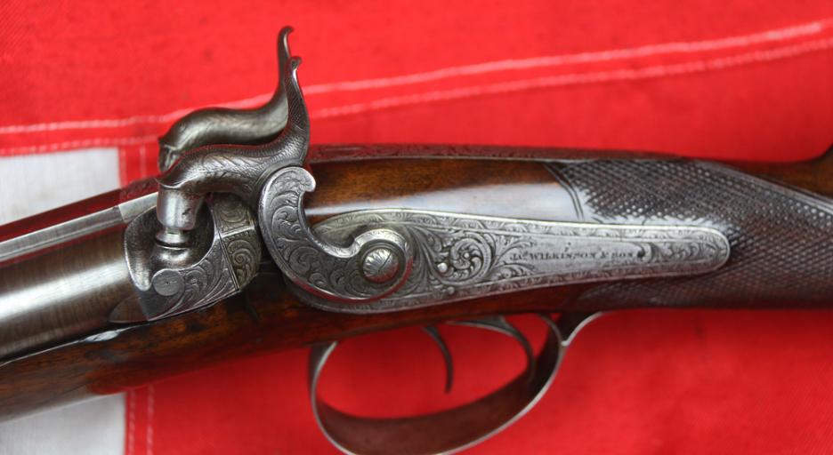 A Simply Fabulous, Cased, Double Barrelled Percussion Sporting Gun by James Wilkinson, Successor To The Legendary Henry Nock, and Later To Become The World Famous Wilkinson Sword Co.