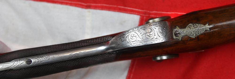 A Simply Fabulous, Cased, Double Barrelled Percussion Sporting Gun by James Wilkinson, Successor To The Legendary Henry Nock, and Later To Become The World Famous Wilkinson Sword Co.