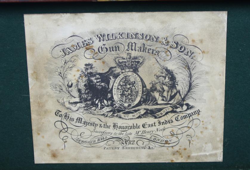 A Simply Fabulous, Cased, Double Barrelled Percussion Sporting Gun by James Wilkinson, Successor To The Legendary Henry Nock, and Later To Become The World Famous Wilkinson Sword Co.