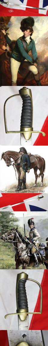A Very Rare American War of independence Era 1773-1780 British Light Dragoon Officer's Sword. Originally Purchased from The Tower of London Collection by A Private Collector Nearly 50 Years Ago