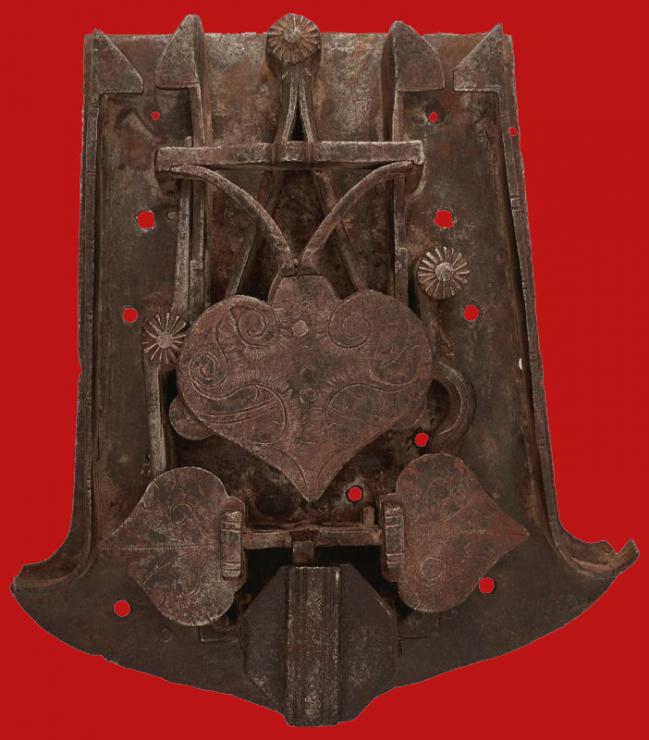 A Beautiful & Fine Quality Early Post Medieval to Early 17th Century Renaissance Wrought Iron Chest or Door Lock, German