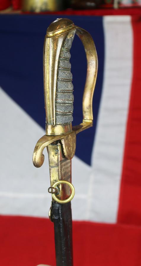 A Superb & Rare, Napoleonic Wars Period ‘Port Royal’, Jamaica, Caribbean Station Service, British Royal Naval Officer's Sword 1805. Admiral Horatio Nelson Period. By Mitchellson of Kingston Jamaica